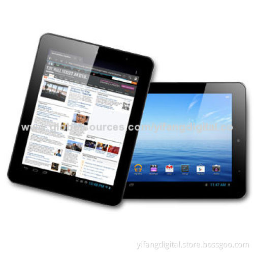 8" Tablet PC w/ Android 4.2 OS, MTK8389 Quad Core Cortex A7 1.2GHz, Dual Camera, Built-in 3G and GP